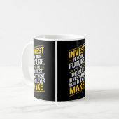 Investieren Sie selbst Kaffeetasse (Vorderseite Links)