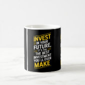 Investieren Sie selbst Kaffeetasse (Mittel)
