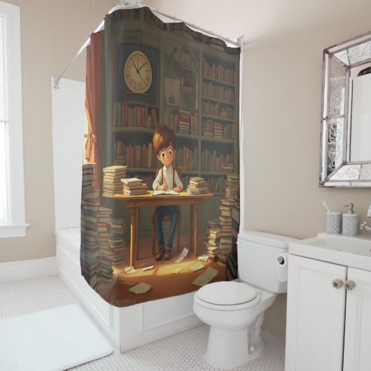 Investing In Myself - Duschvorhang (Beispiel)