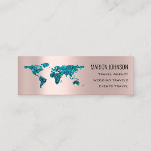 Investitionen finanzieren reisendes mini visitenkarte