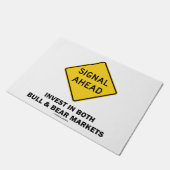 Investitionen in Bull- und Bärenmärkte Fußmatte (Schrägansicht)