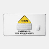 Investitionen in Bull- und Bärenmärkte Schreibtischunterlage (Tastatur & Maus)