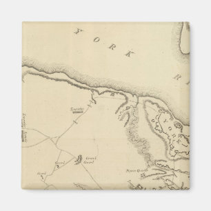 Investitionen und Anschlag von York in Virginia 2 Magnet