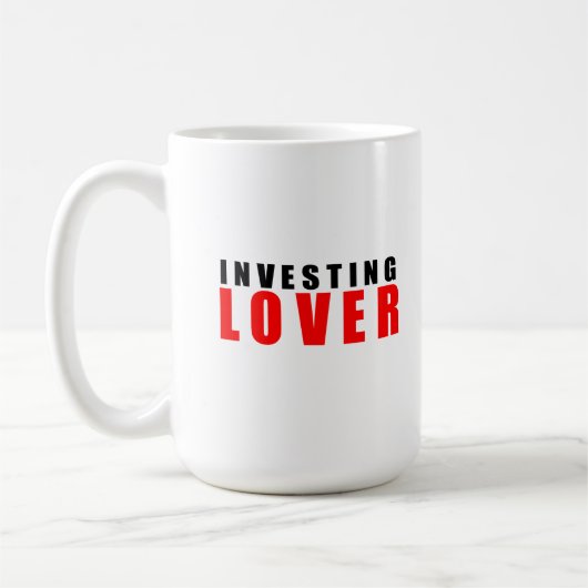 Investitionsliebhaber Kaffeetasse (Links)