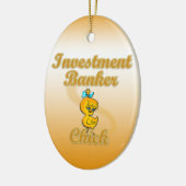 Investmentbank Chick Keramik Ornament (Links)