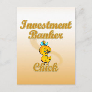 Investmentbank Chick Postkarte
