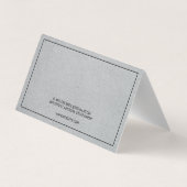 Investmentbank | Einrichtung Visitenkarten (Rückseite)