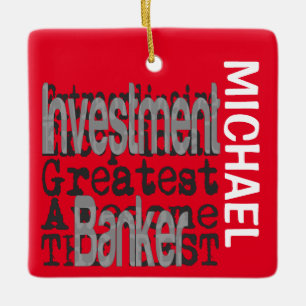 Investmentbank Extraordinaire CUSTOM Keramikornament