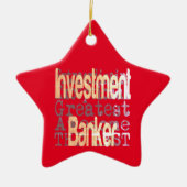 Investmentbank Extraordinator Keramik Ornament (Vorne)