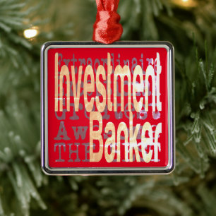 Investmentbank Extraordinator Ornament Aus Metall