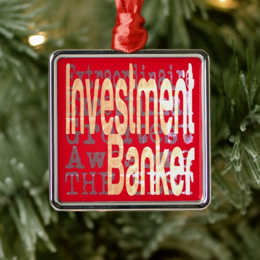 Investmentbank Extraordinator Ornament Aus Metall (Baum)