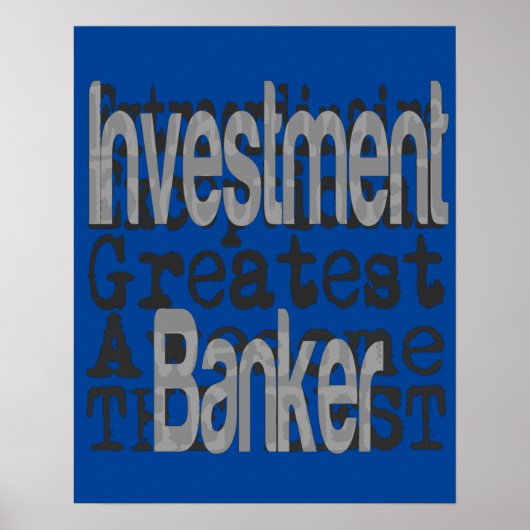 Investmentbank Extraordinator Poster (Vorne)