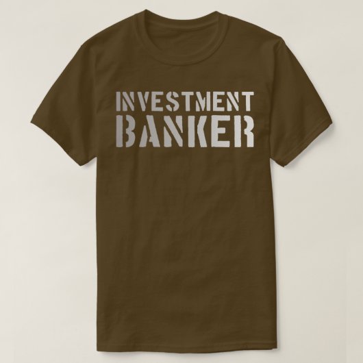 Investmentbank T-Shirt (Design vorne)