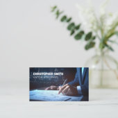 Investmentbanker Finance Telefonnummerkarte (Stehend Vorderseite)