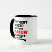 Investmentbanker Gamer Tasse (Vorderseite Links)