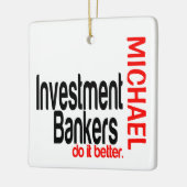Investmentbanker machen es besser keramikornament (Links)
