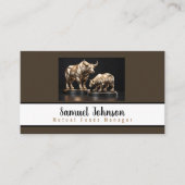 Investmentfondsmanager Börsenmakler Visitenkarte (Vorderseite)