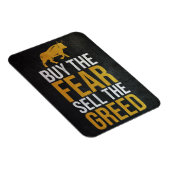 Investor Buy Fear Sell Greed Trader Magnet (Rechte Seite)