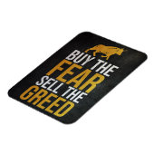 Investor Buy Fear Sell Greed Trader Magnet (Linke Seite)