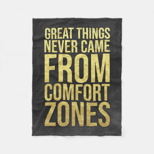 Investor Comfort Zones Fleecedecke