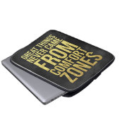 Investor Comfort Zones Laptopschutzhülle (Vorne Knopf)