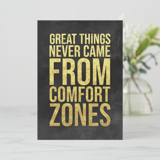 Investor Comfort Zones Save The Date (Stehend Vorderseite)