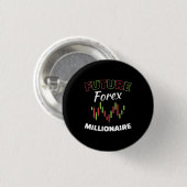 Investor Future Forex Millionaire Button (Vorne & Hinten)