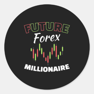 Investor Future Forex Millionaire Runder Aufkleber