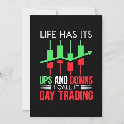 Investor I Call It Day Trading Einladung (Vorderseite)