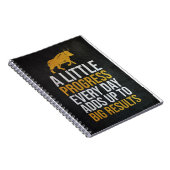 Investor Progress Große Ergebnisse Notizblock (Rechte Seite)