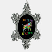 Investor Trade - Ihr Plan Schneeflocken Zinn-Ornament (Links)