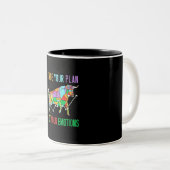 Investor Trade - Ihr Plan Zweifarbige Tasse (VorderseiteRechts)