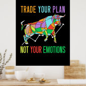 Investor Trade Your Plan Poster (Küche)