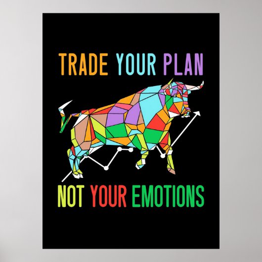 Investor Trade Your Plan Poster (Vorne)