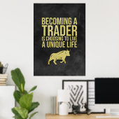 Investor wird Händler Poster (Heimbüro)