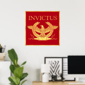 Invictus Ancient Gold Poster (Heimbüro)