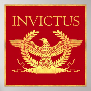Invictus Ancient Gold Poster