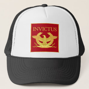 Invictus Eagle auf Rot Truckerkappe