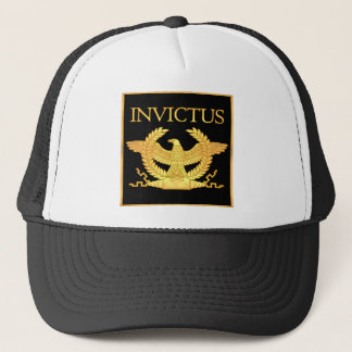 Invictus Eagle auf Schwarzem Truckerkappe