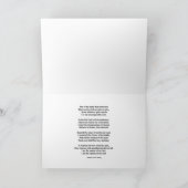 Invictus Gedicht, ein Wille zu überleben Karte (Innenseite)