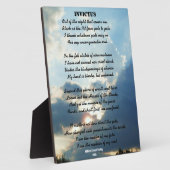 INVICTUS-Gedicht Fotoplatte (Seite)