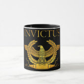 invictus goldene Logo-Tasse Tasse (Zentrum)