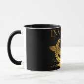 invictus goldene Logo-Tasse Tasse (Links)