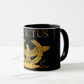 invictus goldene Logo-Tasse Tasse (VorderseiteRechts)