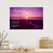 Invictus ~ Inspirationsgedicht Poster (Küche)
