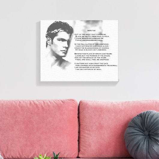 Invictus Leinwanddruck (Insitu (Wohnzimmer))