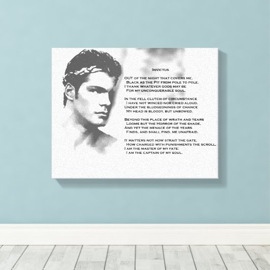 Invictus Leinwanddruck (Insitu (Holzboden))