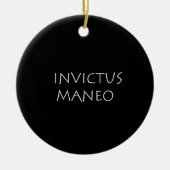 Invictus maneo keramik ornament (Vorne)