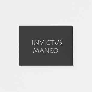 Invictus maneo post-it klebezettel