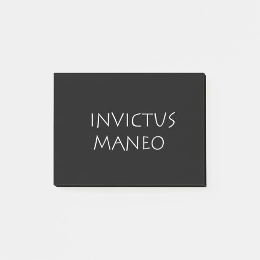 Invictus maneo post-it klebezettel (Vorderseite)